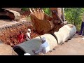 excavator road 🛣️ work papi line extension 