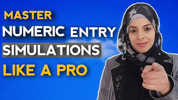 How to Master Numeric Entry Simulations on the CPA Exam - 9 TIPS and an Example from the BEC Exam