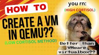 CREATE VM IN QEMU USING EMUGUI???? (LOW CORTISOL) UNDER 6.7 MINUTES 🥀💔 | 2026