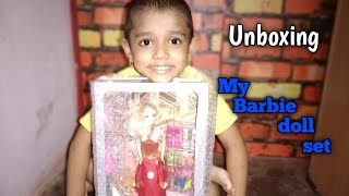 Unboxing Barbie Doll Set In Hindi Unboxing Barbie Doll Set In Hindi