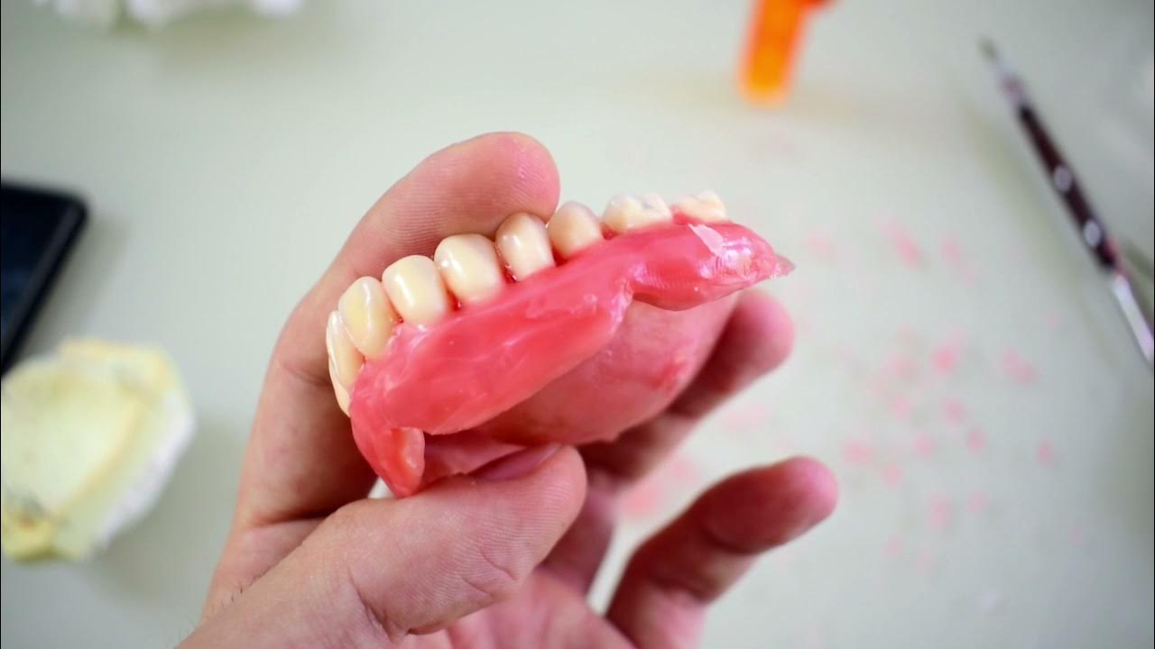 Carving and festooning of complete denture YouTube