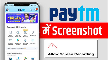 Paytm App screenshot problem fixed | paytm me screenshot kaise le | paytm screenshot problem