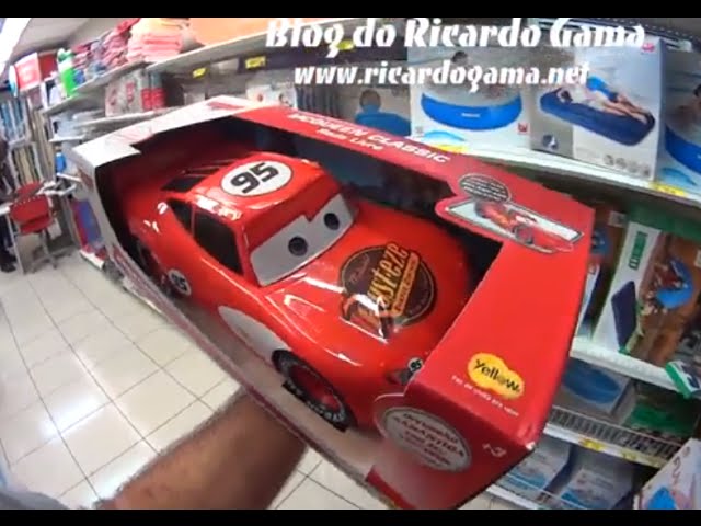 Disney carros de corrida carro vermelho relâmpago mcqueen 1000 pçs