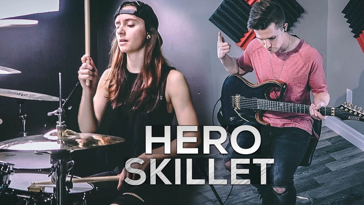 Skillet   Hero   Kristina Schiano  Cole Rolland Cover