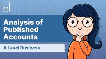Types of Ratios and their Meaning | Analysis of Published Accounts | A level Business 9609