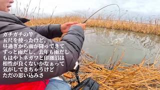 道具がびしょ濡れになるちょっぴり過酷なへらぶな釣り