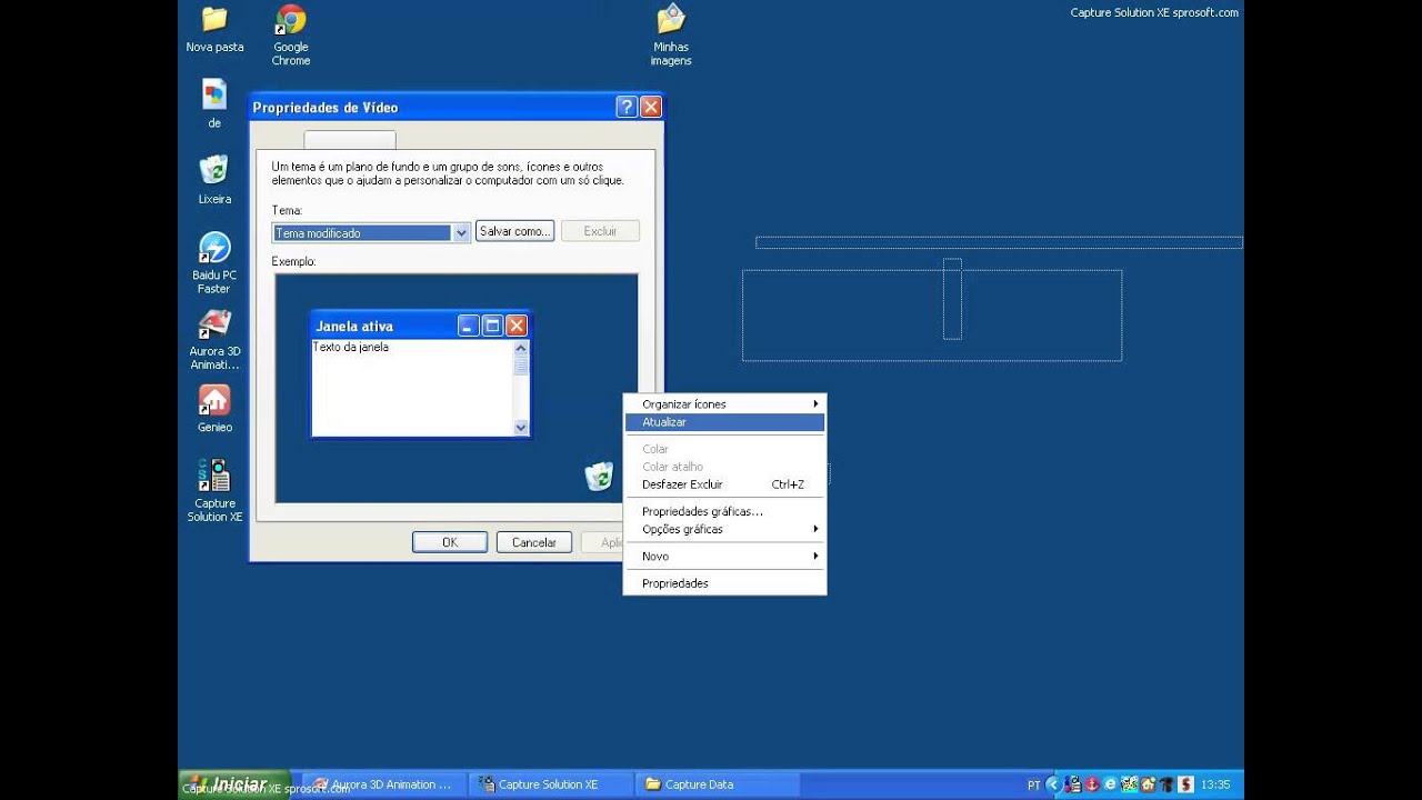 Como Mudar O Papel De Parede Do Windows Xp Chaves Tutors Youtube