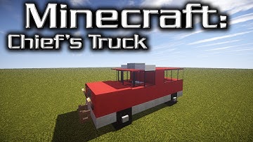Minecraft: Fire Battalion Chiefs Truck Tutorial (Designed By Yazur)