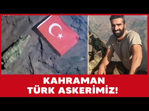Gara'da şehit düşen Yüzbaşı Coşkun, Karayılan'ın mağarasına Türk bayrağı asmış