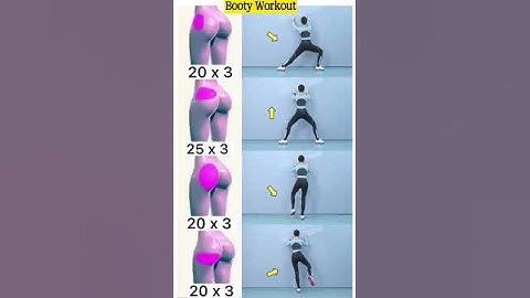 4 Actions For Women To Grow Booty Fast At Home #bootyworkout #beginnersworkout #fitness