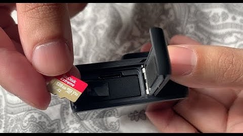 GoPro Hero 5 6 7 - How To Install SD/Memory Card