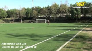 Alternating One Leg Double Bound 20- Sprint 20