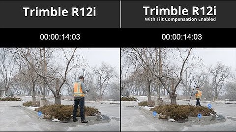 Trimble R12i: Speed Test with TIP Technology