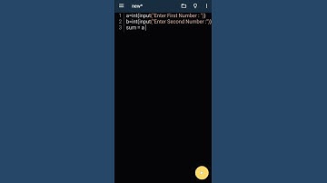 Sum of Two Numbers In Python Language . Python Program for Beginner.
