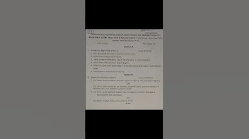 Basic Computer Skills TU Degree semester question paper BA/B.COM/BSC/BBA TelanganaUniversity #tu