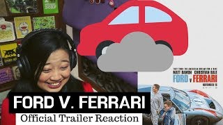 Omg he cried || ford v. ferrari official trailer reaction