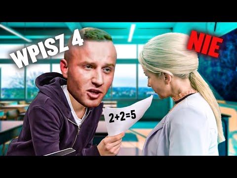 DENIS SPÓŹNIŁ SIĘ NA LEKCJE... - SZKOŁA (PARODIA) ODC. 4