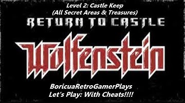 Return To Castle Wolfenstein (Steam) Playthrough Part 2 (All Secrets/with Cheats)