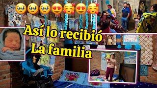 ASÍ FU LA LLEGADA DEL NUEVO MIEMBRO DE LA FAMILIA, Y PREPARAMOS PEQUEÑA SORPRESA PARA SU LLEGADA