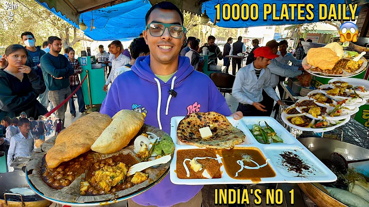 10 करोड़ की मासिक बिक्री | भारत में सबसे ज्यादा बिकने वाले छोले भटूरे 😍 स्ट्रीट फूड इंडिया