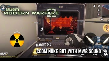 Nuke In Call Of Duty Mobile But With MW2 Sound Effect