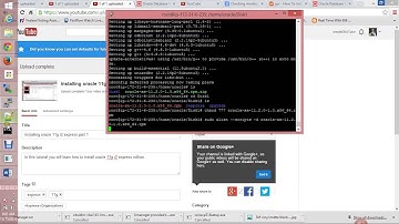 Installing oracle 11g express edition part 2