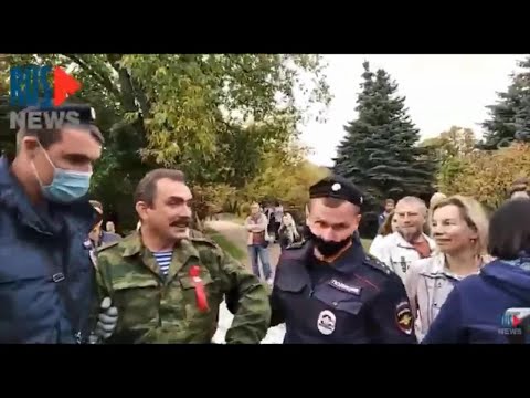 ⭕️ Задержание Михаила Шендакова на народном сходе защитников парка в Москве
