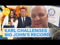 Karl challenges Big John’s new Chinese takeaway Guinness World Record | Today Show Australia