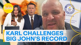 Karl Challenges Big Johns New Chinese Takeaway Guinness World Record  Today Show Australia