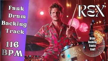 116 BPM Drum Backing Track - Funk Groove