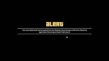 Your saved data could not be loaded from the rockstar cloud servers at this time Problem Solved PC