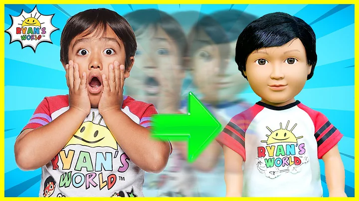 Ryan turns into a doll and play  in the giant box ...