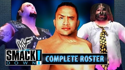 WWF SmackDown! - All Characters & Complete Roster