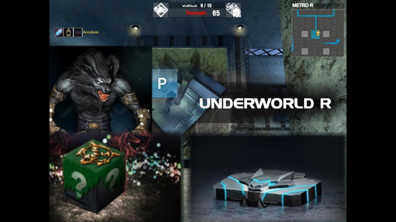Wolfteam - PVE - Underworld-R - Intermediate, wolfrush box farm  with Barut