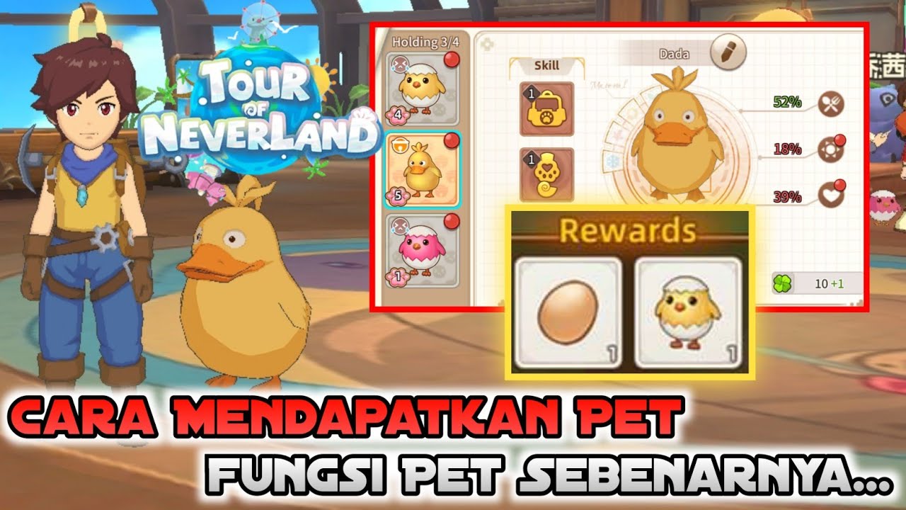 Cara Mendapatkan Pet Fungsi Pet Sebenarnya Tour Of Neverland Youtube