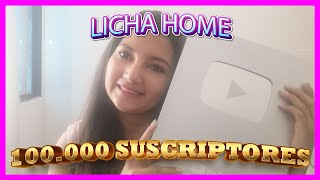 Recibo placa 100mil suscriptores de Youtube