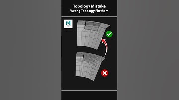 Noob vs Pro Artist: Wrong vs clean topology #mayatutorial #modelingtips #shorts
