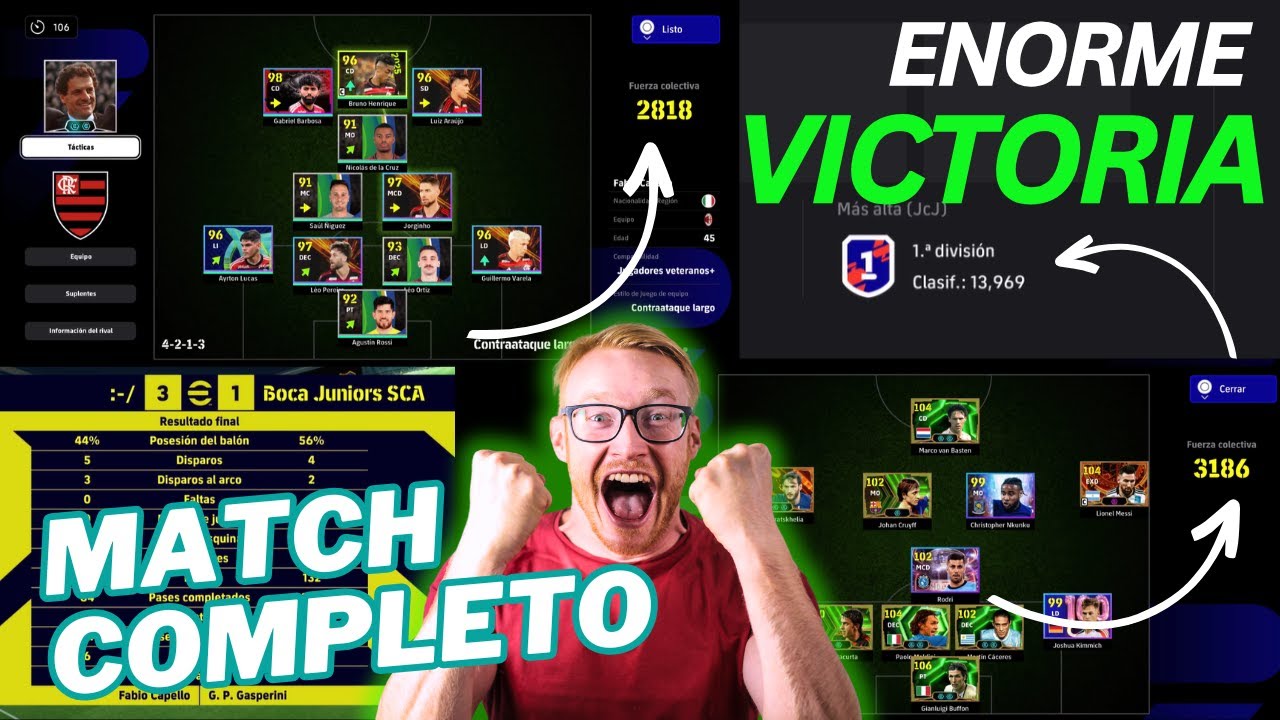 EFOOTBALL 2026 - CR FLAMENGO VICTORIA FRENTE A UN RIVAL DIVISION 1 TOP RANKING #efootball2026