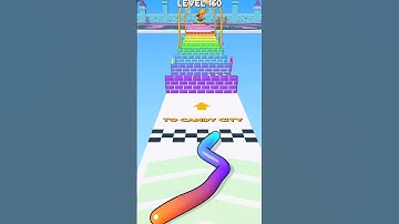 Gummy Worm Go! - All Levels 160 #shorts #explore #gaming