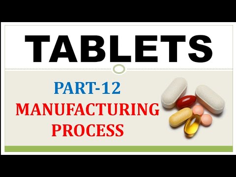 Video: Hvad er processen med tabletfremstilling?