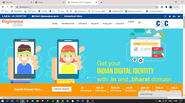 Digisite :: How to Build a Website Through CSC diginame.in