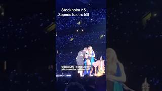 Taylor Swift shakes off wardrobe malfunction in Stockholm