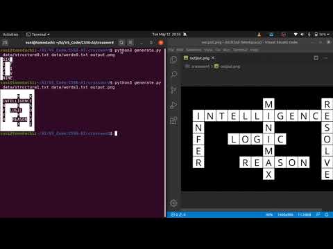 Project 3: Crossword - CS50's Introduction to Artificial Intelligence with Python.