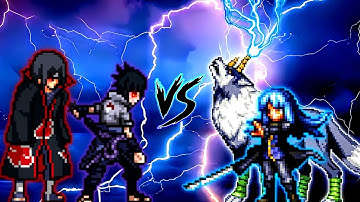 Sasuke Rinnegan V3 OP & Itachi S1 OP VS Rimuru Demon Lord V3 OP in Jumpforce Mugen