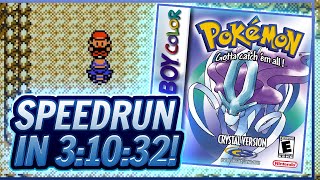 Pokemon Crystal SPEEDRUN in 3:10:32! (NEW Personal Best!)