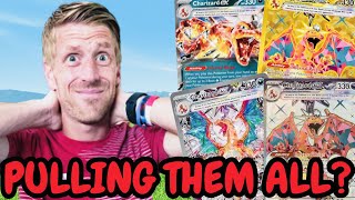 Can we Pull EVERY OBSIDIAN FLAMES CHARIZARD in 216 Pokemon Booster Packs???