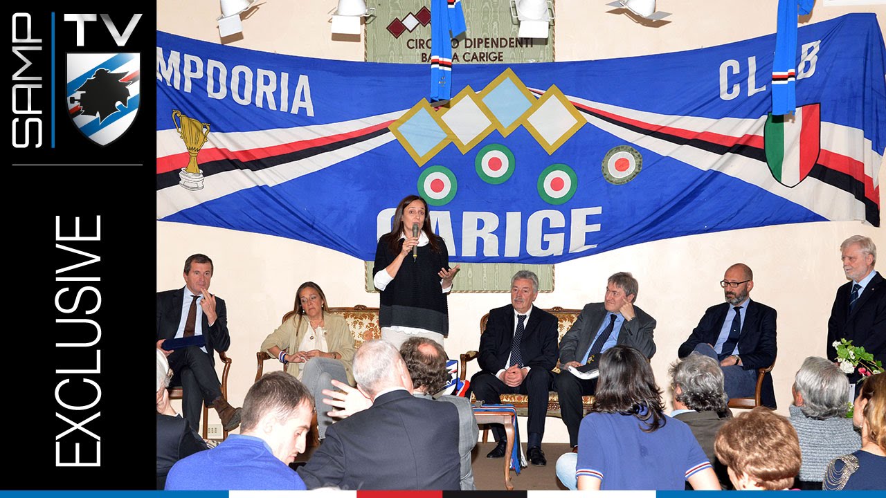 #vivilasamp: XXV Premio Sampdoria Club Carige channel awesome