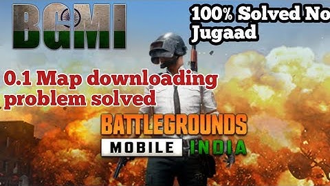 Battlegrounds Mobile India Map Not Downloading Problem solution | BGMI 0.1 MB ERROR PROBLEM SOLUTION