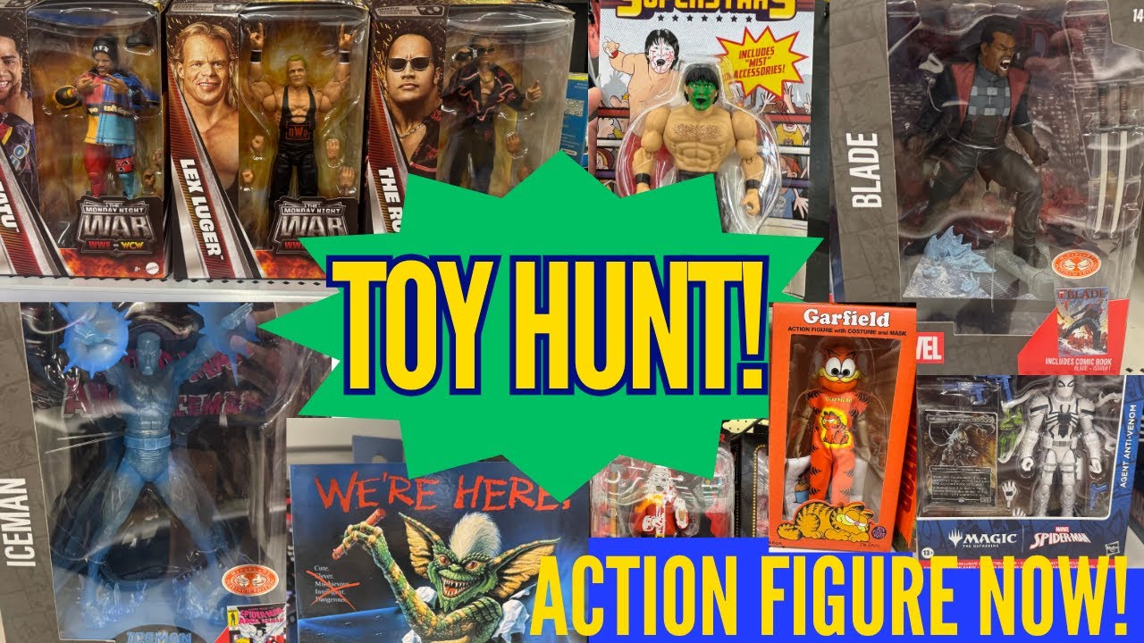 Охота за игрушками | GameStop снова загружен! Новый WWE! Погоня неожиданно преследована!