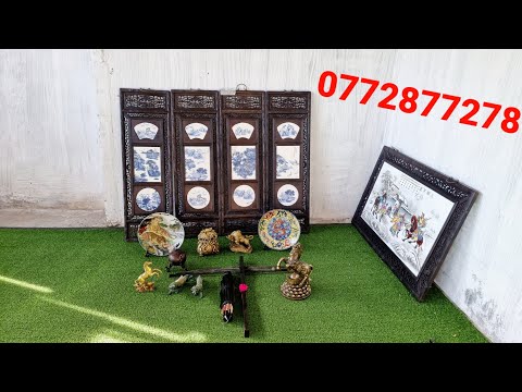 Clip 361 LTK Bonsai Lợi Nguyên bán tranh gốm xưa chuẩn nét, đồ đồng phong thủy tài lộc, sưu tầm